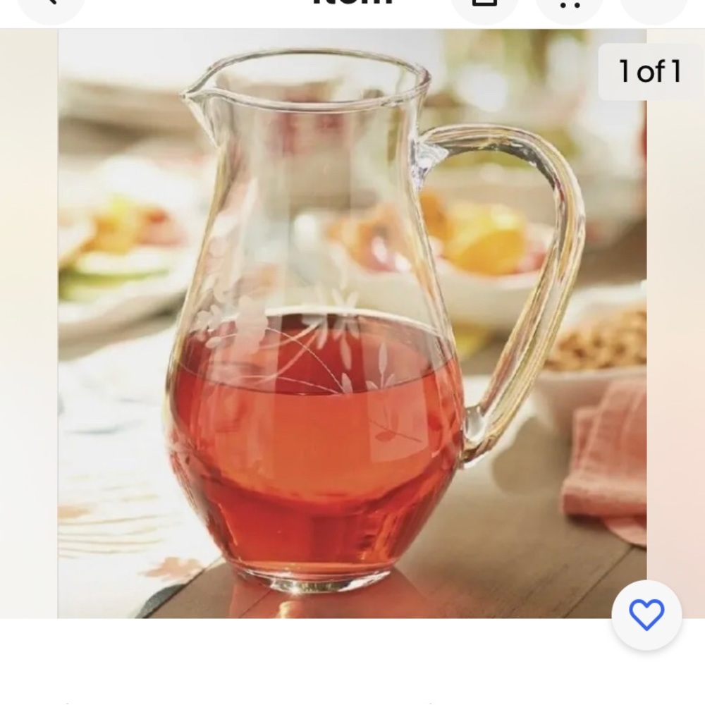 New Princess Heritage Pitcher